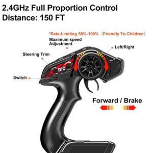 ماشین کنترلی آفرود 4WD با مقیاس 1:18 مدل Monster Truck 18304_اسباب بازی ماشین کنترلی