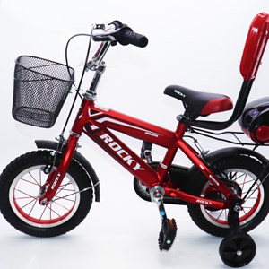 دوچرخه اورجینال کودک سایز 12 رنگ قرمز مدل راکی ROCKY_اسباب بازی دوچرخه