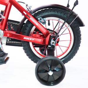 دوچرخه اورجینال کودک سایز 12 رنگ قرمز مدل راکی ROCKY_اسباب بازی دوچرخه
