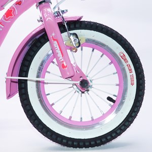 دوچرخه شهری کودک سایز 12 رنگ صورتی طرح کیتی مدل اسمارت Smart_اسباب بازی دوچرخه