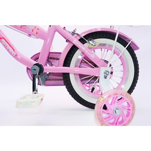 دوچرخه شهری کودک سایز 12 رنگ صورتی طرح کیتی مدل اسمارت Smart_اسباب بازی دوچرخه