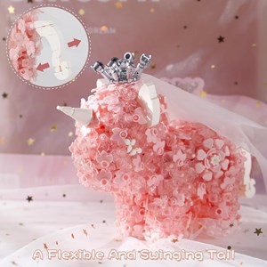 لگو اسب تک شاخ یونیکورن 1363 قطعه طرح گل_اسباب بازی لگو