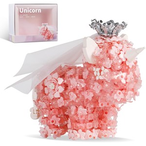 لگو اسب تک شاخ یونیکورن 1363 قطعه طرح گل_اسباب بازی لگو