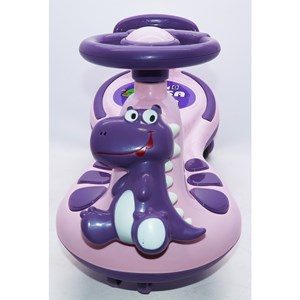 سه چرخه پلاسماکار موزیکال طرح دایناسور (لوپ کار) بنفش_اسباب بازی دوچرخه