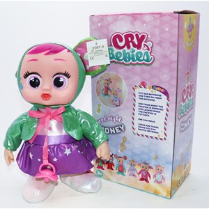 عروسک گریه کن و راه رونده کرای بیبی 30 سانتی مدل Cry Baby 1294_اسباب بازی عروسک دخترانه