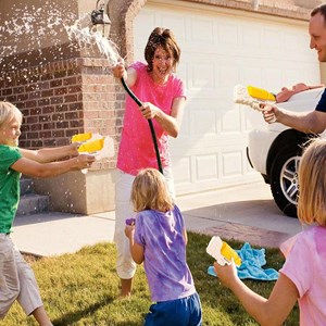 تفنگ اسباب بازی آب پاش رنگ زرد مدل Water Gun 04s_اسباب بازی تفنگ