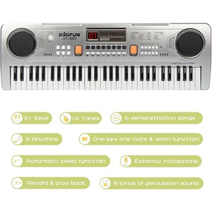 اسباب بازی آموزشی ارگ بیگفان 61 کلید مدل BIGFUN 630_اسباب بازی موسیقی