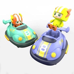 ست 2 عددی ماشین کنترلی مسابقه‌ ای دودزا مدل BUMPER CAR RQ3058_اسباب بازی ماشین کنترلی