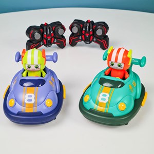 ست 2 عددی ماشین کنترلی مسابقه‌ ای دودزا مدل BUMPER CAR RQ3058_اسباب بازی ماشین کنترلی