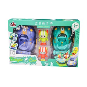 ست 2 عددی ماشین کنترلی مسابقه‌ ای دودزا مدل BUMPER CAR RQ3058_اسباب بازی ماشین کنترلی