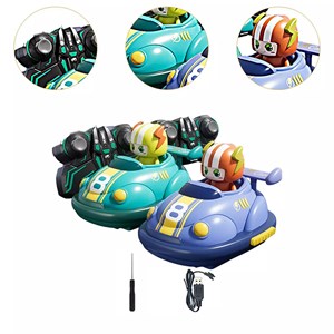 ست 2 عددی ماشین کنترلی مسابقه‌ ای دودزا مدل BUMPER CAR RQ3058_اسباب بازی ماشین کنترلی