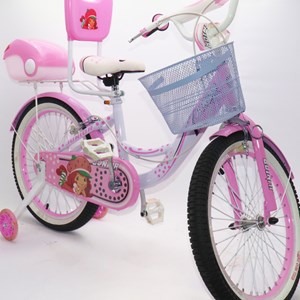 دوچرخه اورجینال کودک سایز 20 طرح دختر توت فرنگی کوچولو مدل جونیور JUNIOR_اسباب بازی دوچرخه