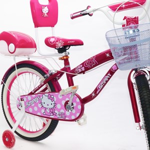 دوچرخه اورجینال کودک سایز 20 رنگ سرخابی طرح کیتی مدل اسمارت Smart_اسباب بازی دوچرخه