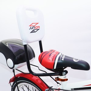 دوچرخه اورجینال کودک سایز 16 طرح دختر کفشدوزکی و گربه سیاه مدل جونیور JUNIOR_اسباب بازی دوچرخه