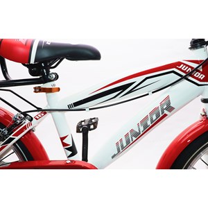 دوچرخه اورجینال کودک سایز 16 طرح دختر کفشدوزکی و گربه سیاه مدل جونیور JUNIOR_اسباب بازی دوچرخه