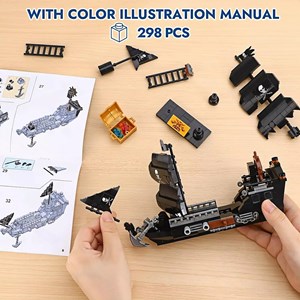 لگو کریتور کشتی دزدان دریایی کوگو 298 قطعه مدل CoGo 2112_اسباب بازی لگو