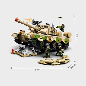 لگو تکنیک تانک تیر پرتاب کن 719 قطعه مدل Sembo 203159_اسباب بازی لگو
