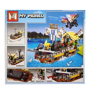 لگو ماینکرافت دزدان دریایی 724 قطعه مدل Minecraft My World MG1100_اسباب بازی لگو