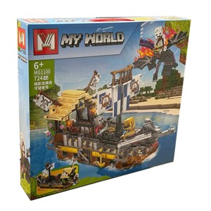 لگو ماینکرافت دزدان دریایی 724 قطعه مدل Minecraft My World MG1100_اسباب بازی لگو