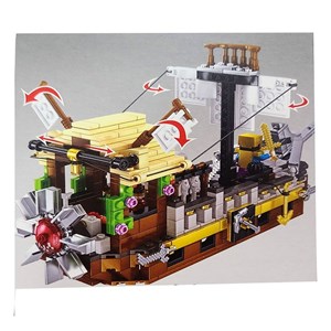 لگو ماینکرافت دزدان دریایی 724 قطعه مدل Minecraft My World MG1100_اسباب بازی لگو