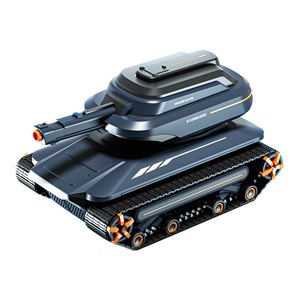 تانک کنترلی شارژی موزیکال با قابلیت پرتاپ تیر ژله ای کد 6615_اسباب بازی ماشین کنترلی