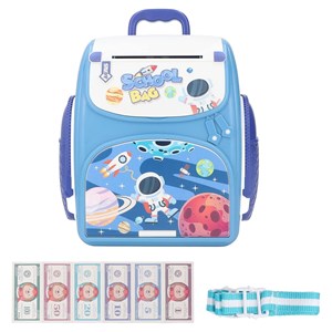 قلک مدل كوله پشتي رمزدار موزیکال طرح فضانورد School Bag Cash Box Musical_کیف و کوله پشتی
