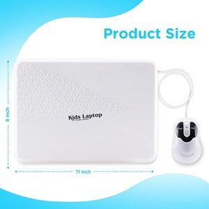 لپ تاپ آموزشی 48 کاره آبی Kids' educational laptop_اسباب بازی دیجیتال و هوشمند