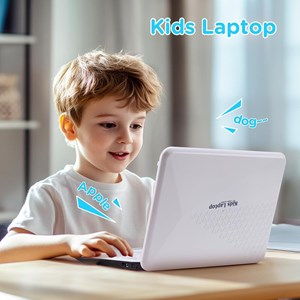 لپ تاپ آموزشی 48 کاره آبی Kids' educational laptop_اسباب بازی دیجیتال و هوشمند