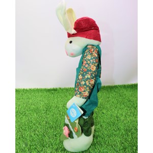 عروسک پولیشی اورجینال خرگوش پسر پا تلسکوپی 45 سانتی_اسباب بازی عروسک دخترانه