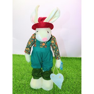 عروسک پولیشی اورجینال خرگوش پسر پا تلسکوپی 45 سانتی_اسباب بازی عروسک دخترانه