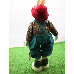 عروسک پولیشی اورجینال خرگوش پسر پا تلسکوپی 90 سانتی_اسباب بازی عروسک دخترانه