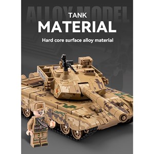 تانک فلزی موزیکال، چراغدار و دودزا مقیاس 1:36_اسباب بازی ماشین