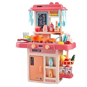 ست اسباب بازی آشپزخانه بزرگ 42 تکه با بخار و سینک مدل Mist Kitchen_اسباب بازی لوازم خانگی
