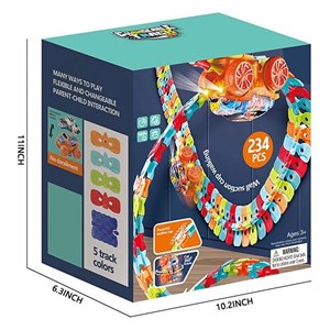 کیت ماشین بازی ریسینگ باتری خور 234 قطعه ای کد 1588_اسباب بازی ماشین