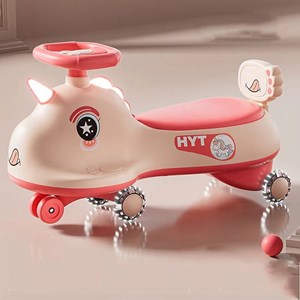 سه چرخه پلاسماکار موزیکال طرح اسب تک شاخ (لوپ کار) صورتی_اسباب بازی دوچرخه