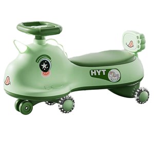 سه چرخه پلاسماکار موزیکال طرح اسب تک شاخ (لوپ کار) سبز_اسباب بازی دوچرخه