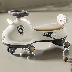 سه چرخه پلاسماکار موزیکال طرح اسب تک شاخ (لوپ کار) قهوه ای_اسباب بازی دوچرخه