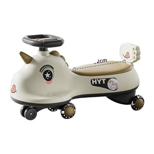 سه چرخه پلاسماکار موزیکال طرح اسب تک شاخ (لوپ کار) قهوه ای_اسباب بازی دوچرخه