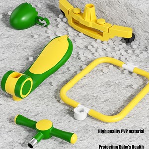 اسکوتر 3 کاره صندلی دار تاشو با 5 چرخ چراغدار و موزیکال رنگ سبز روشن_اسکوتر