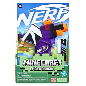 تفنگ اسباب بازی نرف Nerf با تیر اسفنجی مدل ماینکرافت Minecraft رنگ بنفش_اسباب بازی تفنگ