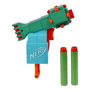 تفنگ اسباب بازی نرف Nerf با تیر اسفنجی مدل ماینکرافت Minecraft رنگ آبی_اسباب بازی تفنگ