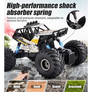 ماشین کنترلی آفرود صخره نورد تک دیفرانسیل دودزا مدل RC Racing off-Road Car 651_اسباب بازی ماشین کنترلی