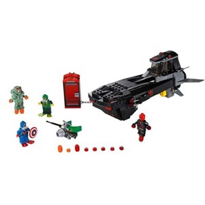 اسباب بازی لگو مارول زیر دریایی مرد آهنی زیر دریایی مرد آهنی 335 قطعه_اسباب بازی لگو