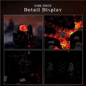 لگو برج تاریکی (باراد دور) ارباب حلقه ها 659 قطعه کد DJ070_اسباب بازی لگو