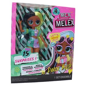 عروسک سورپرایزی MELEX مدل Darcy Blush با 15 سورپرایز کد 881_اسباب بازی عروسک سورپرایزی