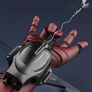 دستکش اسپایدرمن شارژی تار پرتاب کن همراه با لیزر (مرد عنکبوتی)_اسباب بازی تفنگ