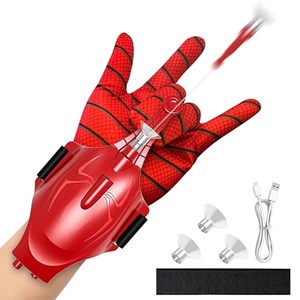 دستکش اسپایدرمن شارژی تار پرتاب کن همراه با لیزر (مرد عنکبوتی)_اسباب بازی تفنگ