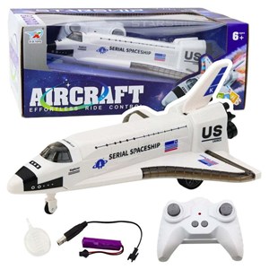 شاتل فضایی کنترلی دودزا Lean Toys مدل Aircraft 2048_اسباب بازی ماشین کنترلی