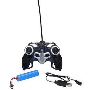 ماشین کنترلی شارژی اسپرت مقیاس 1:10 چراغدار رنگ آبی کد 0855_اسباب بازی ماشین کنترلی