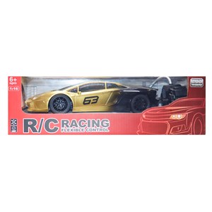 ماشین کنترلی لامبورگینی مقیاس 1:16 رنگ طلایی مدل Radio Controlled Racing Car 5998_اسباب بازی ماشین کنترلی